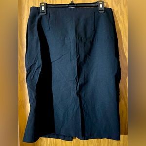 Black high waist pencil skirt